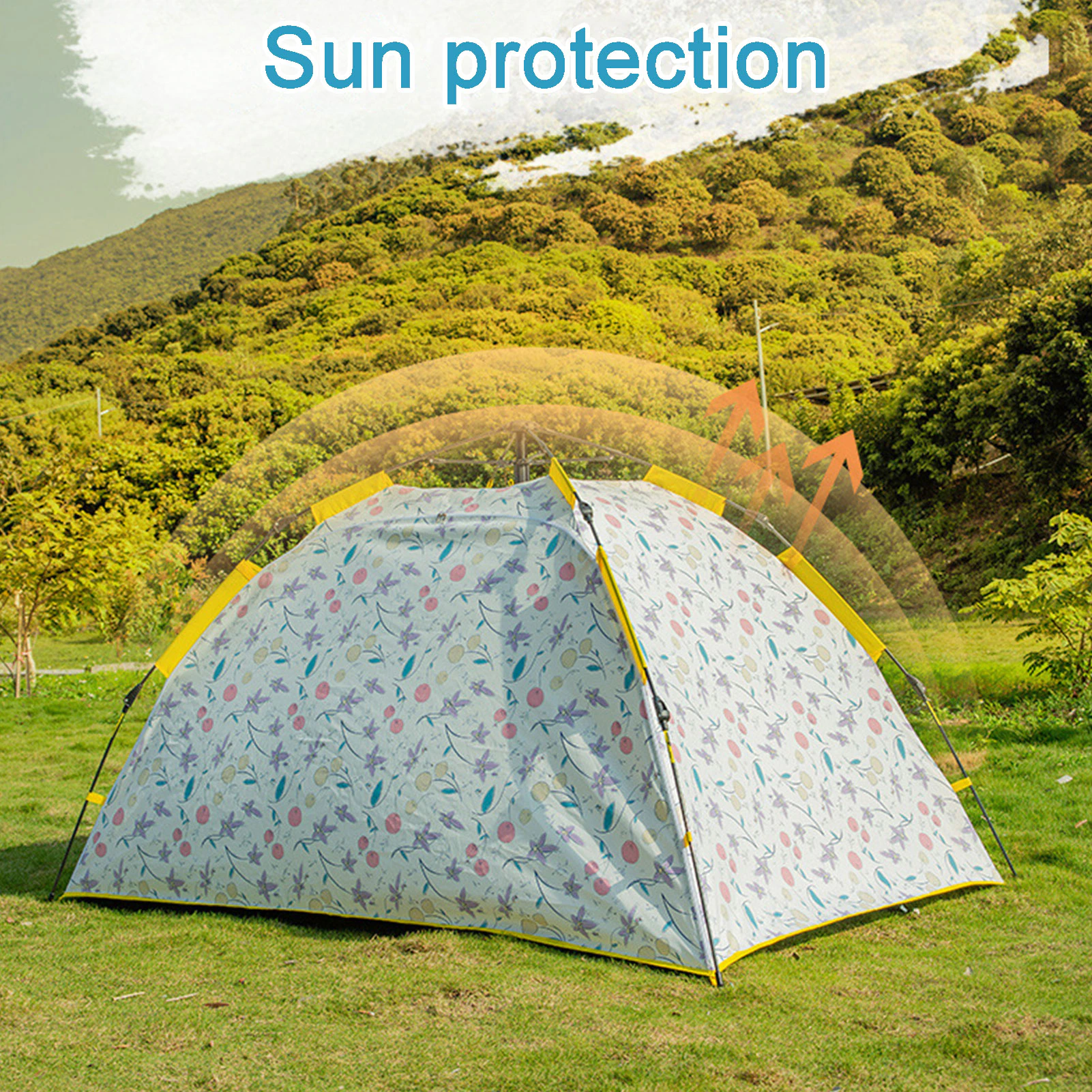 Cheap Goat Tents Sun Shelter Sun Shelter Shade Beach Tent UV Protection Ventilation Pop Up Beach Tent For 2 3 Person SPF 50 Sun Shade Shelter   